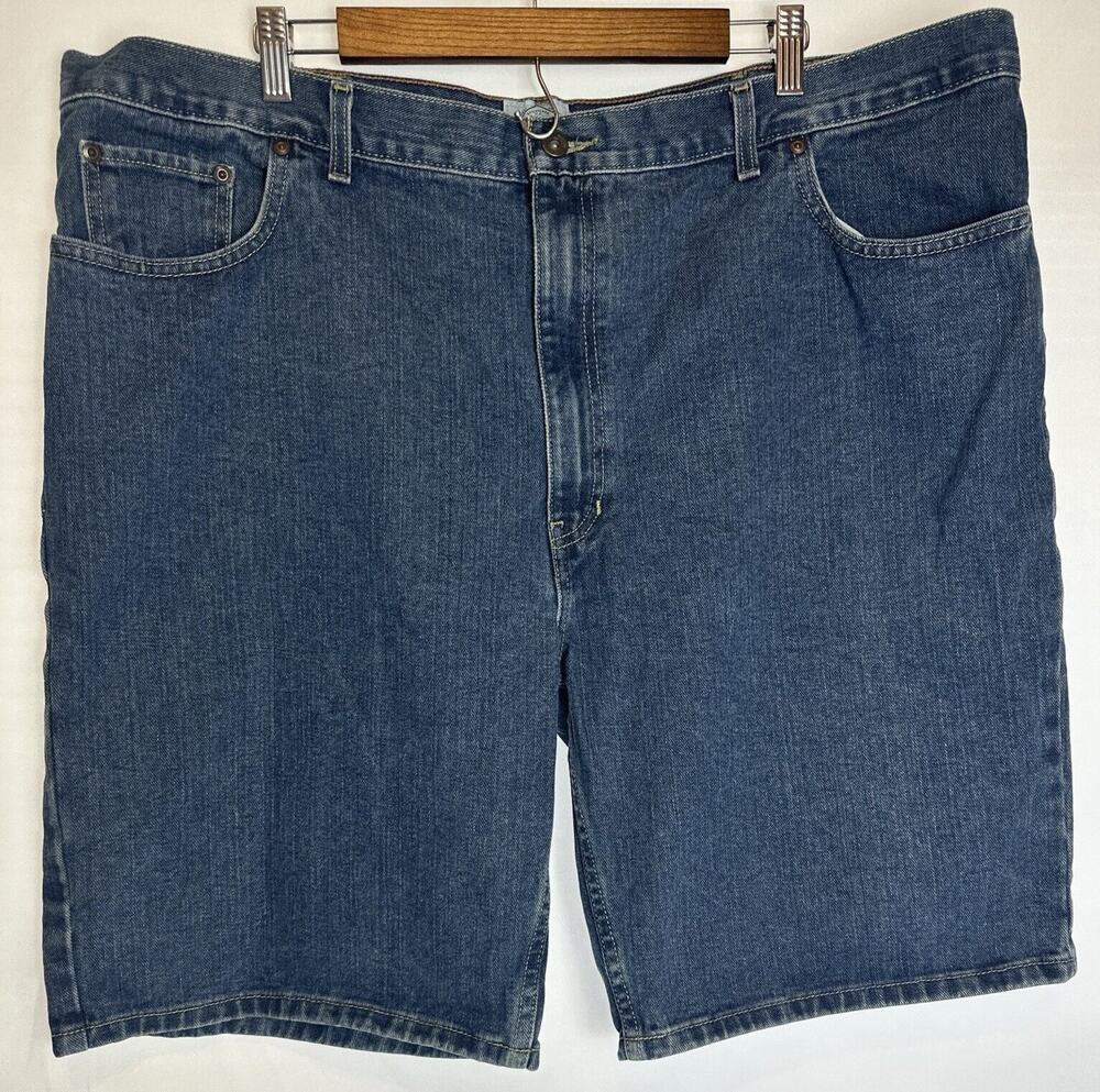 St. Johns Bay Women's Plus Denim Bermuda Shorts Size 44